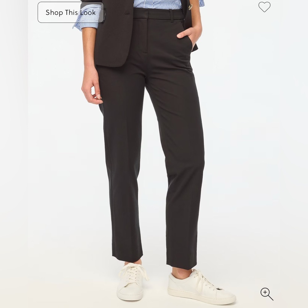 J. Crew Factory Women’s Kallie Straight Leg Pant – Black - 18 - EUC